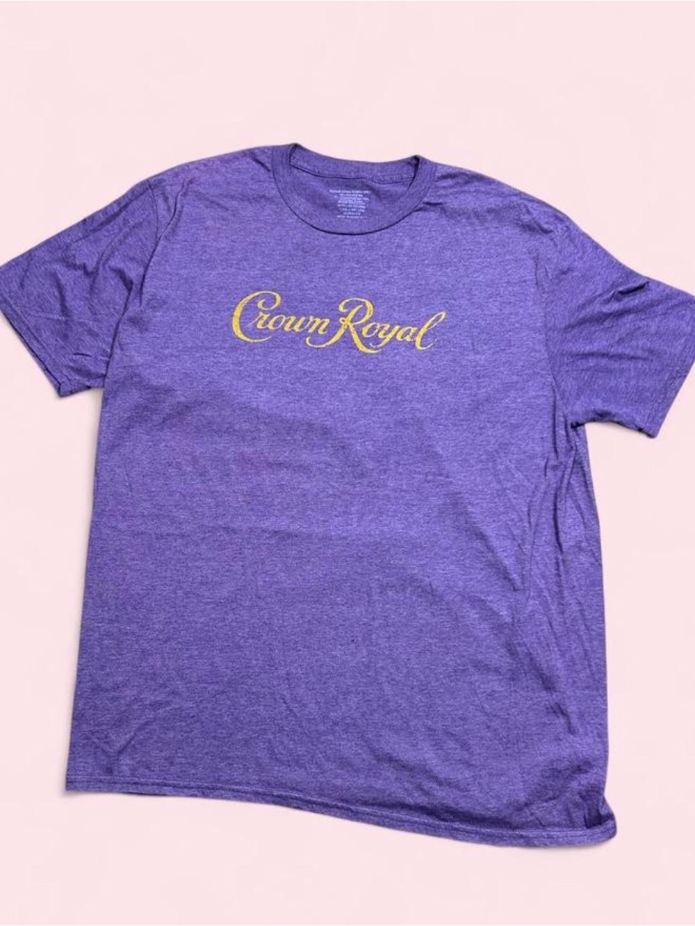 Crown Royal Men's Purple Logo Short Sleeve Tee